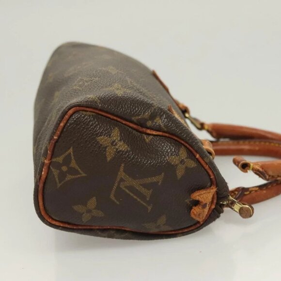 LOUIS VUITTON Monogram Mini Speedy Hand Bag - Picture 5 of 16
